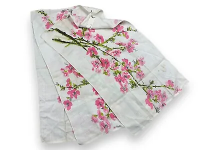 Vtg Lot 3 Vera Neumann Linen Tea Towels Floral Pink Cherry Blossoms Flowers • $49.50