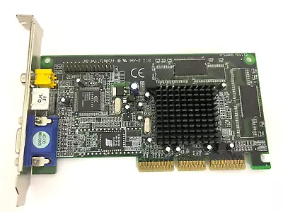 RARE VINTAGE SP5200B E-TNT2 VANTA TV 16M AGP VGA VIDEO CARD VGA COMP SVID MXB135 • $48.95