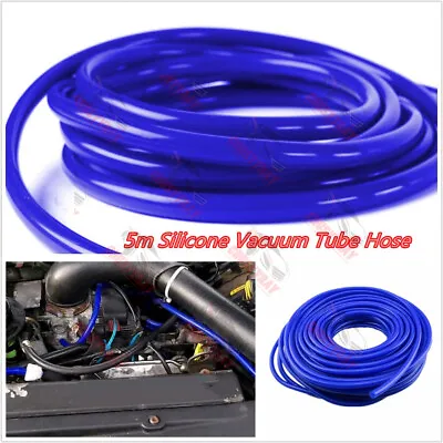 $16.66 • Buy 16.4ft Blue Silicone Vacuum Air Hose 4mm SILICON LINE PIPE TUBE