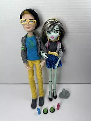 Monster High Doll Frankie Stein Jackson Jekyll Picnic Casket Food • $64.99