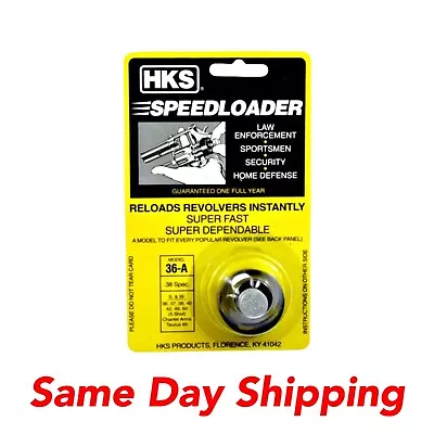 HKS Speedloader 36-A For 5 Shot 38/357 Mag S&W J-Frame & Taurus 85 Factory NEW • $13.49