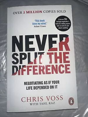 Never Split The Difference(Paperback)-ByChris Voss(Author)English Free Shipping. • $21.08