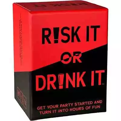 RISK IT OR DRINK - Fun Party Game For College Pregame Night Hilarious Dares • $13