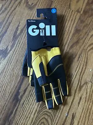 $28 • Buy Gill Pro Sailing Gloves -Long Fingers With Exposed Finger And Thumb For Sailing