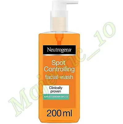$40.04 • Buy Neutrogena, Spot Controlling Oil-free Facial Wash, 200ml