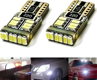 Xenon White Canbus Error Free W5W 2825 18-LED Bulbs For Mercedes Parking Lights • $13.99