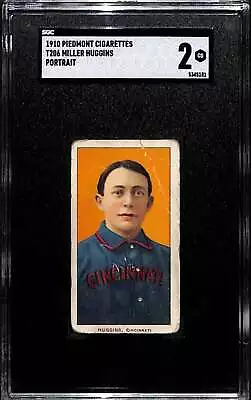 1909 T206 #162 Miller Huggins HOF Portrait SGC 2 G Piedmont C85928 • $250