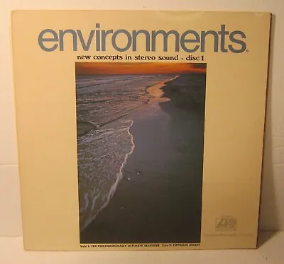ENVIRONMENTS New Concepts In Stereo Sound Disc 1 Phonograph Record Album LP • $6