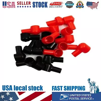 Flexible Rubber Battery Terminal Cover Boots Insulating Cap 20PCS 12x20mm New • $9.42