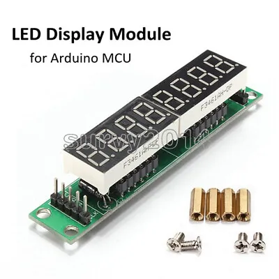 NEW MAX7219 CWG 8-Digit Digital Tube Display Control Module Red For Arduino • $1.66
