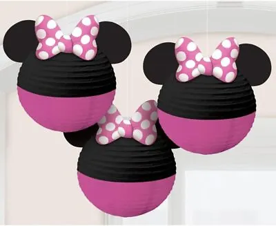Minnie Mouse Forever Disney Clubhouse Birthday Party Decoration Paper Lanterns • $17.77