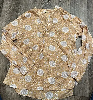 Matta Iride Booj Top Blouse Cotton XL $221 Womens Shirt • $37.95