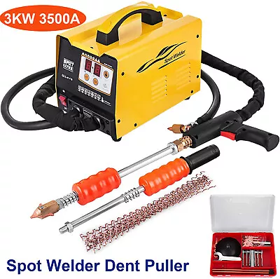 Auto Panel Spot Puller Dent Spotter Welder Stud Spot Welding Machine 3500A 3KW • £499