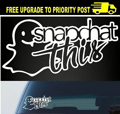 Snapchat Sticker Funny JDM Car 4x4 Window Instagram Decal • $5.99