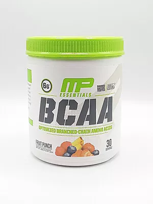 MP Essentials BCAA Powder -Develop/Recovery-Fruit Punch -30 Servings-EXP 10/24 • $23.89