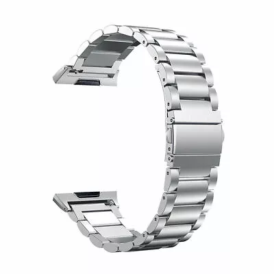 Classic Stainless Steel Metal Clasp Wrist Watch Band For Fitbit Ionic  • $19.99