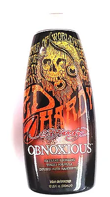Ed Hardy Obnoxious Indoor Tanning Bed Lotion W/ Tingle & Bronzer • $17.46