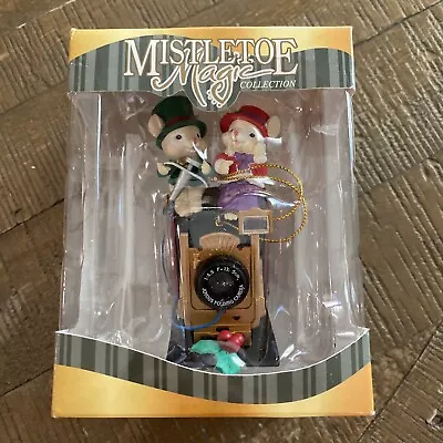 Mistletoe Magic Collection Christmas Ornament Mouse On Camera 2003 • $6