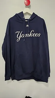 Men's Stitches New York Yankees Pullover Hooded Sweatshirt Size Adult XLarge New • $24.99