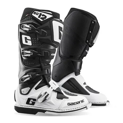 Gaerne SG12 Motocross Boots White Black MX Off Road Enduro Quad ATV • £503.95