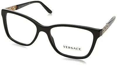 Versace VE3192B Women's Eyeglasses Frames GB1-54 - Black • $94.99