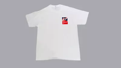 Blind Veterans UK White T-shirt Veterans Charity Merchandise • £15