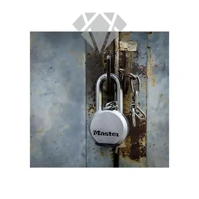 MASTER LOCK Excell Chrome Plated 54mm Padlock MLKM830LH • £18.07