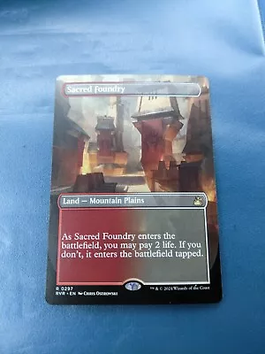 MTG || Sacred Foundry -  RVR - Rare Shock Land #297 • $15.25