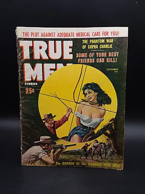 True Men Stories Magazine September 1960 V.4 #7 Men's Adventure • $19.95