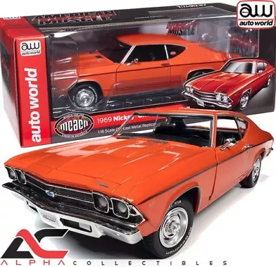 Autoworld Amm1307 1:18 1969 Chevrolet Chevelle Copo (monaco Orange) Mcacn • $99.99