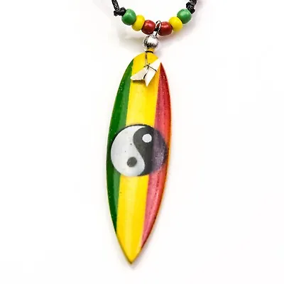 Surf Board Surfing Ying Yang Rasta Bob Marley Shark Tooth Nl Oceanicshark C163 • $13.79