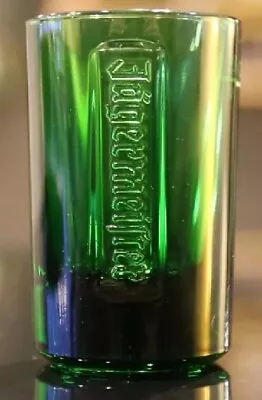 Jagermeister Shot Bomb Glasses X 5 Genuine Embossed Green Glass. New • £11.95