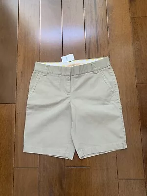 J.crew Chino City Fit 9  Shorts Size 0 Made In Hong Kong • $12