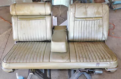 1967 Lincoln Continental FRONT 6-WAY BENCH SEAT W RH RECLINER & POWER HEADREST • $1499