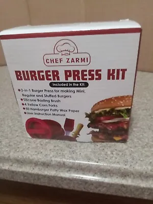 Chef Zarmi Burger Press Kit • $6.99