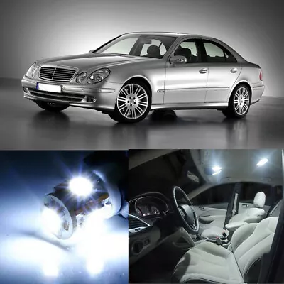 22Pcs White LED Interior Light Canbus For Mercedes Benz E Class W211 2003-2009 • $20.87