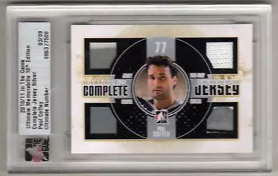 PAUL COFFEY 10/11 ITG Complete Jersey Emblem Patch Fight Strap #d 03/09 RARE SP • $36.79