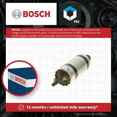 Fuel Pump Fits BMW M3 E30 In Line 2.3 2.5 86 To 91 Bosch 16141179232 Quality New • $97.74