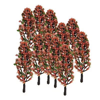 20 Pieces 1/200 Trees Miniature Model Railway Scenery Landscape Park Ornaments • £5.95