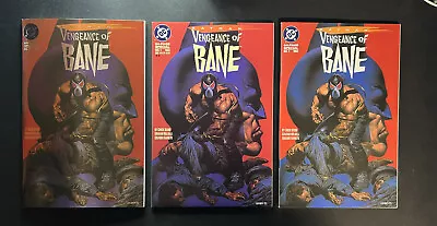 Batman Vengeance Of Bane #1 1st Appearance Rare 2nd Print 1993 + Facsimilie Lot • $70