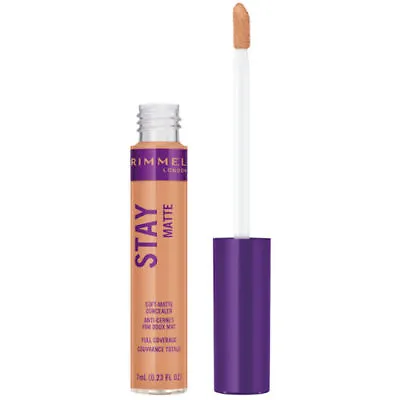 Rimmel Stay Matte Concealer Sand - Creamy Blemish Corrector Under Eyes Redness • £3.99