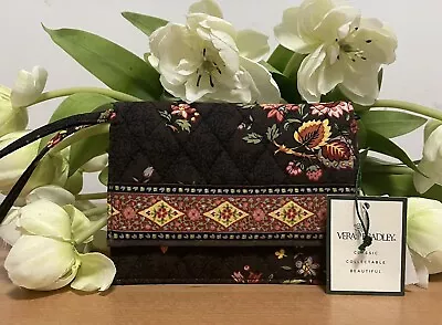 Vera Bradley Chocolat Swing Wallet Wristlet Organizer. Brand New. • $24.95