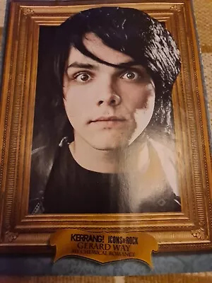 Gerard Way My Chemical Romance / Kurt Cobain A4 Poster Kerrang Magazine Uk  • £12.49
