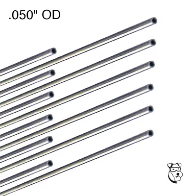 1/24 Drag Slot Car Stainless Steel Chassis Tubing .050  OD X 12  Long - 10 Pcs  • $19.99