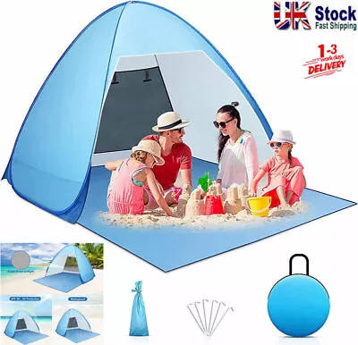 Infant 50+ UV/UPF Pop Up Beach Garden Tent Beach Shade Sun Shelter Protection • £14.39