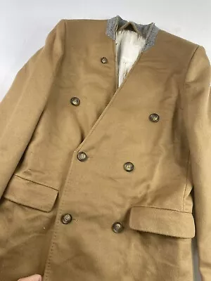 MAISON MARTIN MARGIELA MMM X H&M Camel Wool Coat Jacket EUR 46/US 36R Kanye West • $399.99