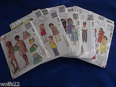 McCall's Patterns ~ All Are Size 4-6 * ~ * ~ * ~ * ~ * ~ Listing 1372 • $10.99