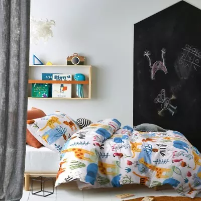 Happy Kids Little Jungle Glow In The Dark Quilt Cover Set • $39.99