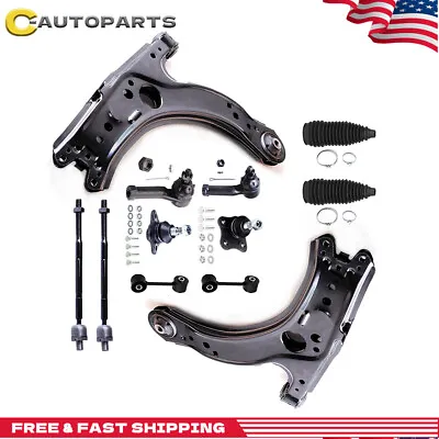 12 Front Lower Control Arm Tie Rod End Sway Bar For Volkswagen Beetle Golf Jetta • $85.19