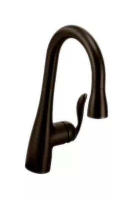 MOEN Arbor Single-Handle Pull-Down Sprayer Bar Faucet Bronze • $199.95